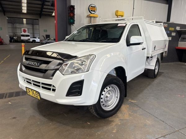 2018 Isuzu D-MAX TF MY18 SX (4x2) White 6 Speed Manual Cab Chassis image