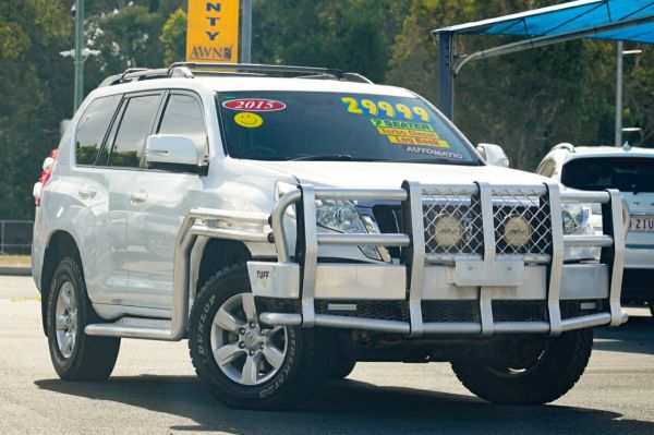 2015 Toyota Landcruiser Prado GDJ150R GXL White 6 Speed Sports Automatic Wagon image