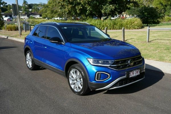 2023 Volkswagen T-ROC D1 MY23 Update 110TSI Style (restricted Feat) Blue 8 Speed Auto Tiptronic S image