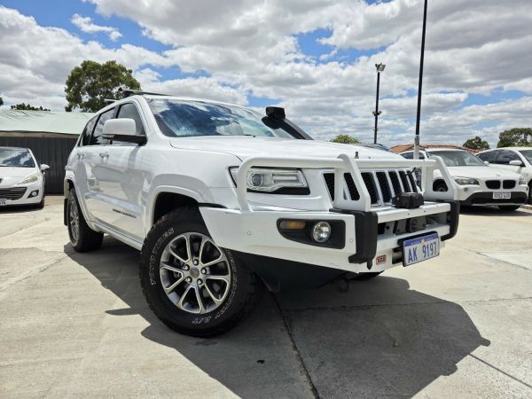 2014 Jeep Grand Cherokee WK MY15 Overland White 8 Speed Sports Automatic Wagon image