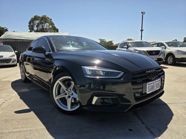 2018 Audi A5 F5 MY18 Sport Sportback S Tronic Quattro Black 7 Speed Sports Automatic Dual Clutch image