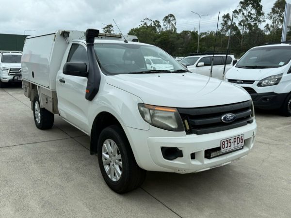 2014 Ford Ranger PX XL White 6 Speed Sports Automatic Cab Chassis image