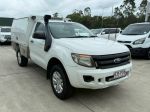 Image for 2014 Ford Ranger PX XL White 6 Speed Sports Automatic Cab Chassis