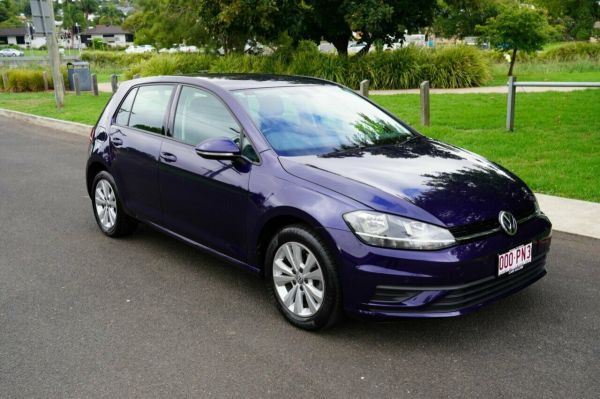 2019 Volkswagen Golf AU MY19 Update 110 TSI Trendline Blue 7 Speed Auto Direct Shift Hatchback image