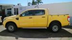 Image for 2015 Ford Ranger PX MkII XL 2.2 Hi-Rider (4x2) Yellow 6 Speed Automatic Crew Cab Pickup