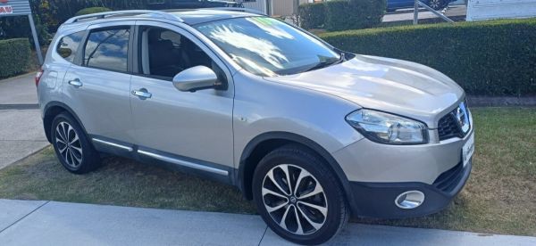 2013 Nissan Dualis J10 MY13 +2 TI-L (4x4) Silver 6 Speed CVT Auto Sequential Wagon image