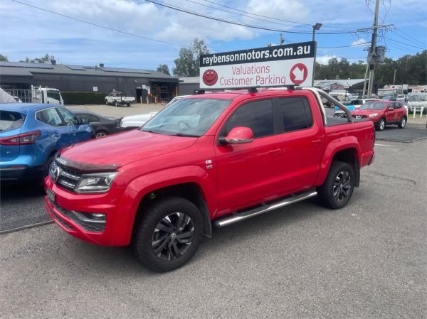 2018 VOLKSWAGEN AMAROK DUAL CAB UTILITY 2H MY18 V6 TDI 550 DARK LABEL image
