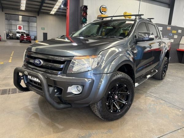 2014 Ford Ranger PX Wildtrak 3.2 (4x4) Grey 6 Speed Automatic Crew Cab Utility image