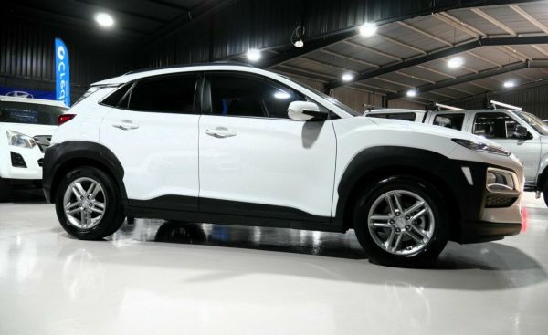 2019 Hyundai Kona OS.2 MY19 Active 2WD White 6 Speed Sports Automatic Wagon image