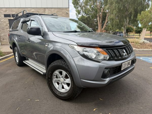2016 Mitsubishi Triton MQ MY17 GLX Plus (4x4) Grey 6 Speed Manual Dual Cab Utility image