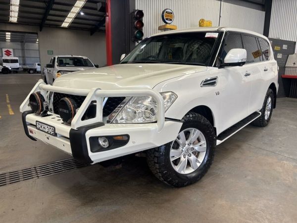 2016 Nissan Patrol Y62 Series 2 TI (4x4) White 7 Speed Automatic Wagon image