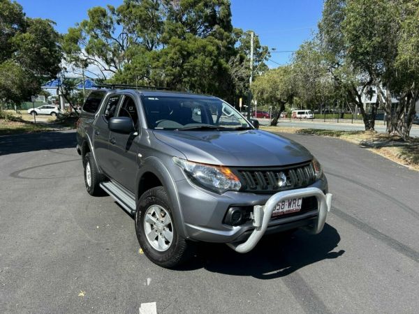 2016 Mitsubishi Triton MQ MY16 GLX Double Cab Grey 6 Speed Manual Utility image