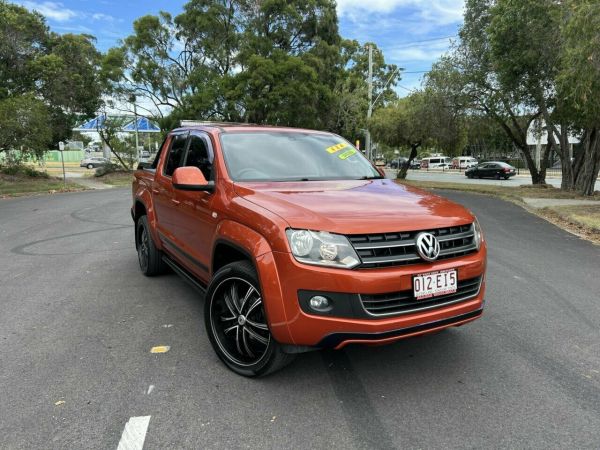 2013 Volkswagen Amarok 2H MY14 TDI420 4MOTION Perm Canyon Orange 8 Speed Automatic Utility image