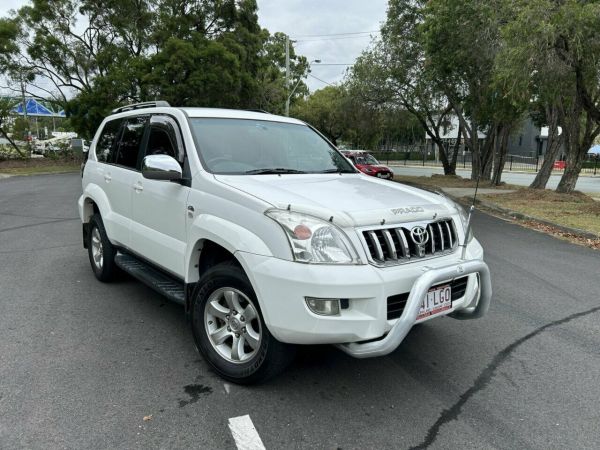 2008 Toyota Landcruiser Prado KDJ120R GXL White 5 Speed Automatic Wagon image