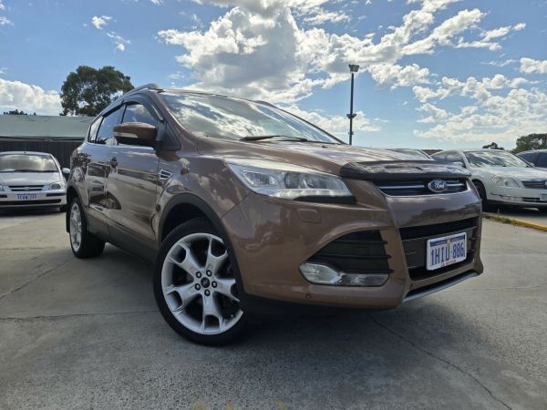 2013 Ford Kuga TE Titanium AWD Brown 5 Speed Sports Automatic Wagon image