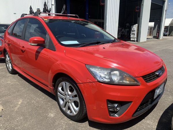 2011 Ford Focus LV MY11 Zetec Red 4 Speed Automatic Hatchback image
