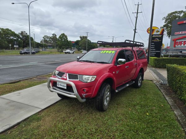 2009 Mitsubishi Triton MN MY10 GLX-R (4x4) Red 5 Speed Automatic 4x4 Double Cab Utility image