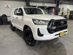Image for 2021 Toyota Hilux GUN135R Facelift Workmate Hi-Rider White 6 Speed Manual Double Cab Pick Up