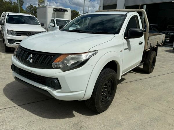 2017 Mitsubishi Triton MQ MY18 GLX White 5 Speed Sports Automatic Cab Chassis image