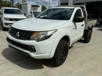 Image for 2017 Mitsubishi Triton MQ MY18 GLX White 5 Speed Sports Automatic Cab Chassis