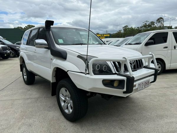 2004 Toyota Landcruiser Prado KZJ120R GXL White 4 Speed Automatic Wagon image