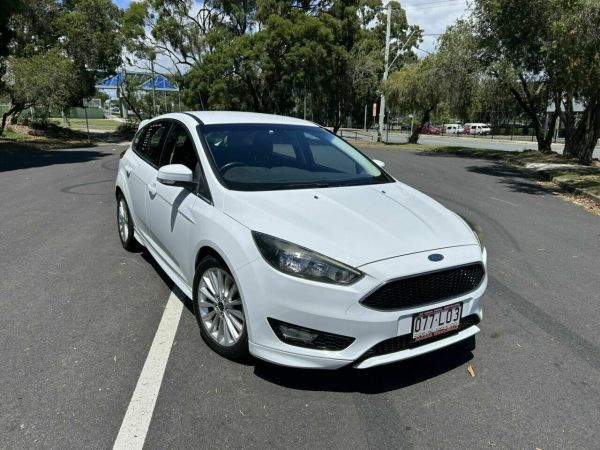 2016 Ford Focus LZ Sport White 6 Speed Automatic Hatchback image