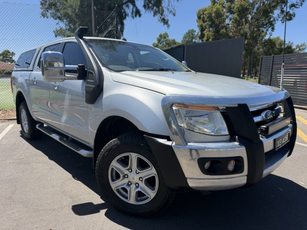 2013 Ford Ranger PX XLT 3.2 (4x4) Grey 6 Speed Automatic Double Cab Pick Up image