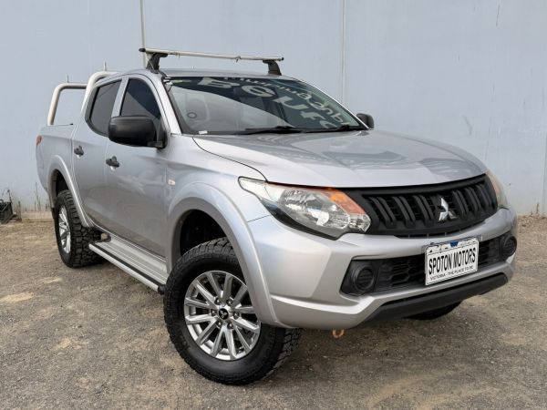 2017 Mitsubishi Triton MQ MY17 GLX (4x4) Silver 5 Speed Automatic Dual Cab Utility image