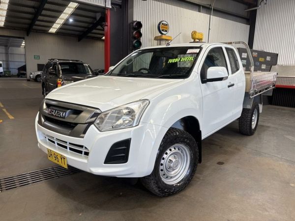 2018 Isuzu D-MAX TF MY18 SX (4x2) White 6 Speed Manual Cab Chassis image