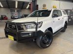 Image for 2021 Toyota Hilux GUN126R SR (4x4) White 6 Speed Automatic Double Cab Pick Up
