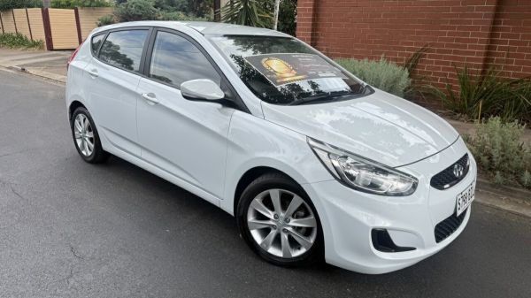 2019 Hyundai Accent RB6 MY19 Sport White 6 Speed Automatic Hatchback image