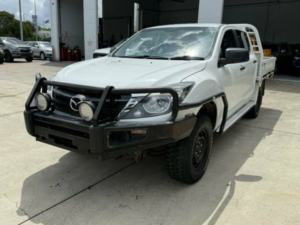 2019 Mazda BT-50 UR0YG1 XT White 6 Speed Sports Automatic Cab Chassis image