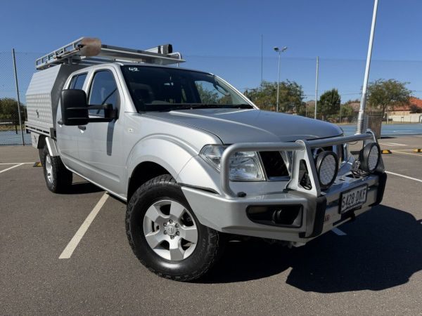 2015 Nissan Navara D40 MY13 RX (4x4) White 6 Speed Manual Dual Cab Pick-up image