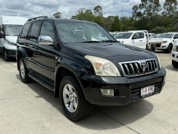 2004 Toyota Landcruiser Prado GRJ120R Grande Black 5 Speed Automatic Wagon image