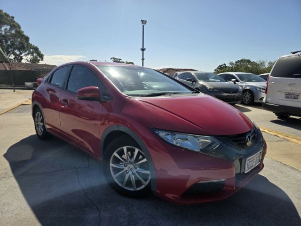 2012 Honda Civic 9th Gen VTi-S Red 5 Speed Sports Automatic Hatchback image