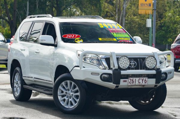 2017 Toyota Landcruiser Prado GDJ150R Altitude White 6 Speed Sports Automatic Wagon image