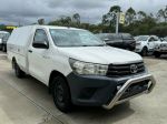 Image for 2015 Toyota Hilux TGN121R Workmate 4x2 White 6 Speed Sports Automatic Cab Chassis