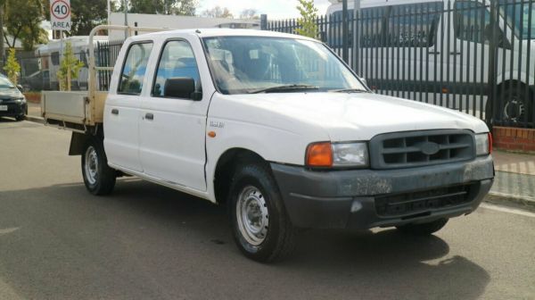 2000 Ford Courier PE GL White 5 Speed Manual Cab Chassis image