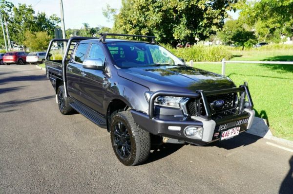 2021 Ford Ranger PX MkIII MY21.75 XLT 3.2 (4x4) Grey 6 Speed Automatic Double Cab Chassis image