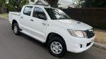 Image for 2013 Toyota Hilux KUN26R MY14 SR (4x4) Vanilla White 5 Speed Manual Dual Cab Chassis