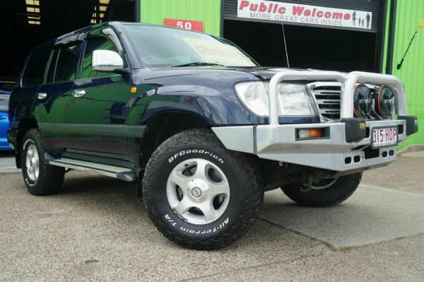 2003 Toyota Landcruiser HDJ100R GXL Blue 5 Speed Automatic Wagon image