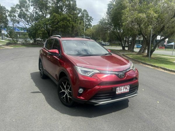 2018 Toyota RAV4 ASA44R GXL AWD Red 6 Speed Sports Automatic Wagon image