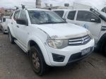 Image for 2013 Mitsubishi Triton MN MY13 GLX (4x4) White 5 Speed Manual 4x4 Double Cab Utility