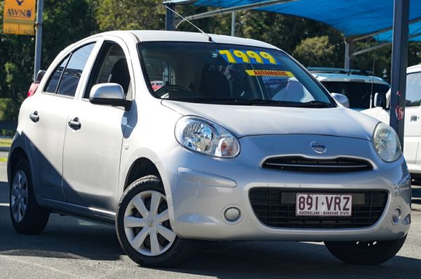 2013 Nissan Micra K13 MY13 ST Silver 4 Speed Automatic Hatchback image