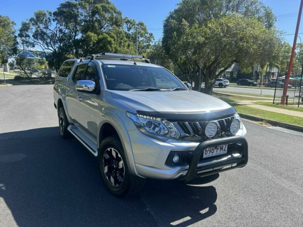 2018 Mitsubishi Triton MQ MY18 Exceed Double Cab Silver 5 Speed Sports Automatic Utility image