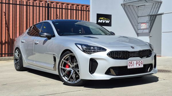 2018 Kia Stinger CK MY19 GT Fastback Silver Metallic 8 Speed Sports Automatic Sedan image