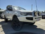 Image for 2013 Mitsubishi Triton MN MY13 GLX Double Cab White 5 Speed Manual Utility