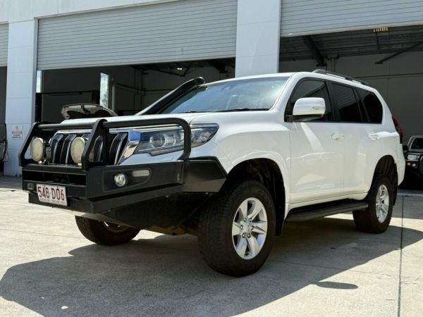2020 Toyota Landcruiser Prado GDJ150R GXL White 6 Speed Sports Automatic Wagon image