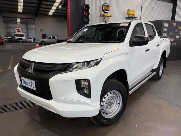 2019 Mitsubishi Triton MR MY20 GLX ADAS White 6 Speed Automatic Double Cab Pick Up image
