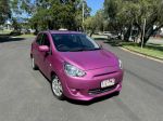 Image for 2013 Mitsubishi Mirage LA MY14 ES Pink 1 Speed Constant Variable Hatchback